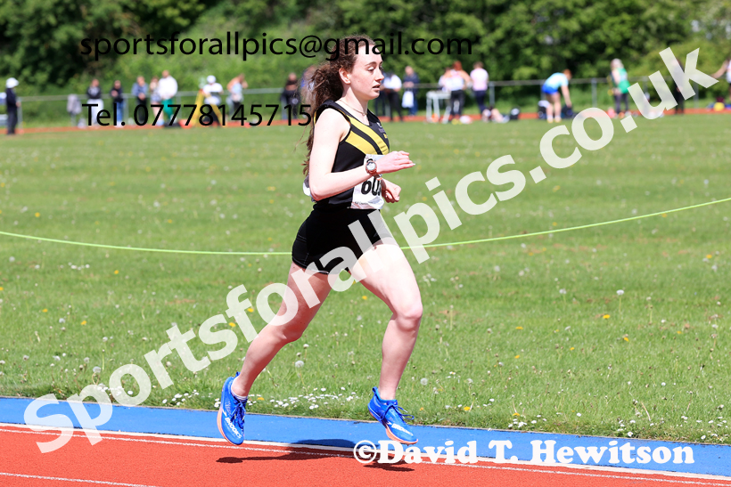 1500 metres, 2026 North Eastern Track and Field Champs, Shildon, County Durham. Photo: David T. Hewitson/Sports for All Pics